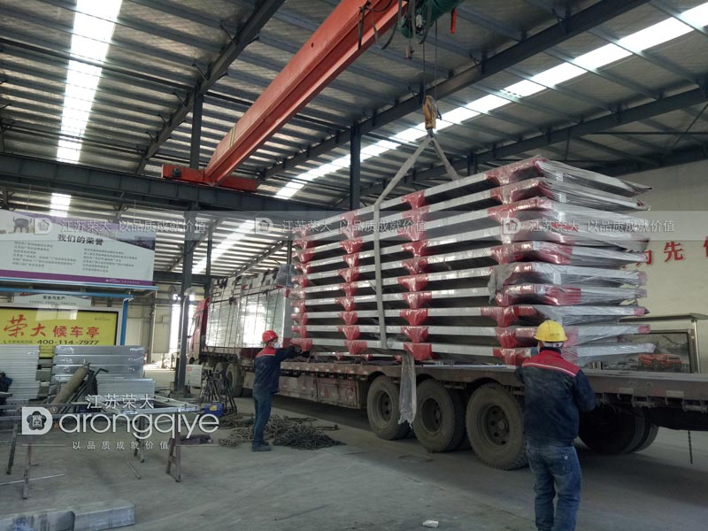 洛陽公共自行車棚發貨案例