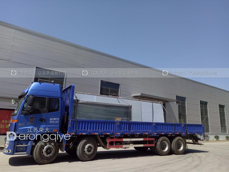 六安公共自行車棚發貨案例