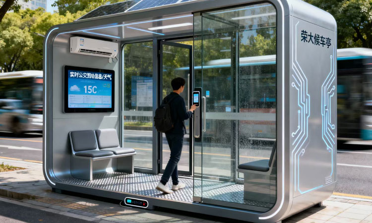 封閉式候車亭